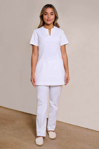 modern spa tunic and trousers