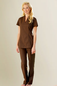 brown spa uniforms