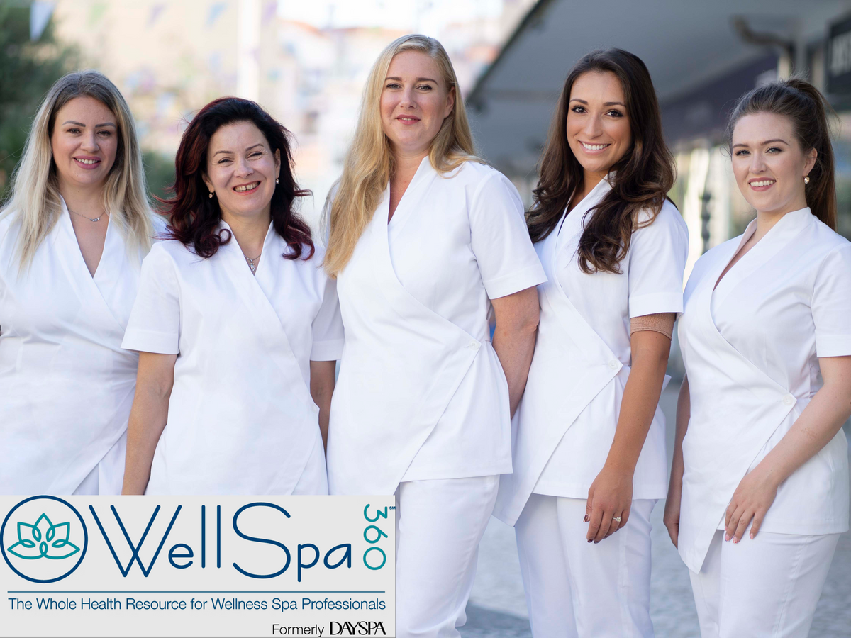 White spa tunics, WellSpa