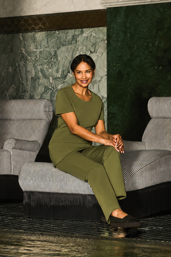 Fern Spa tunic green 