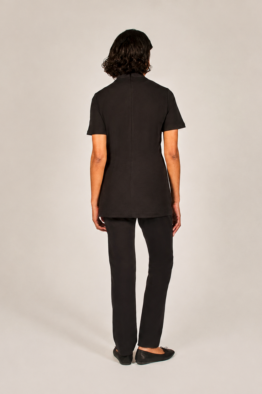 Spa therapist spa tunic black