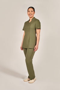 Spa therapist wellness tunic green
