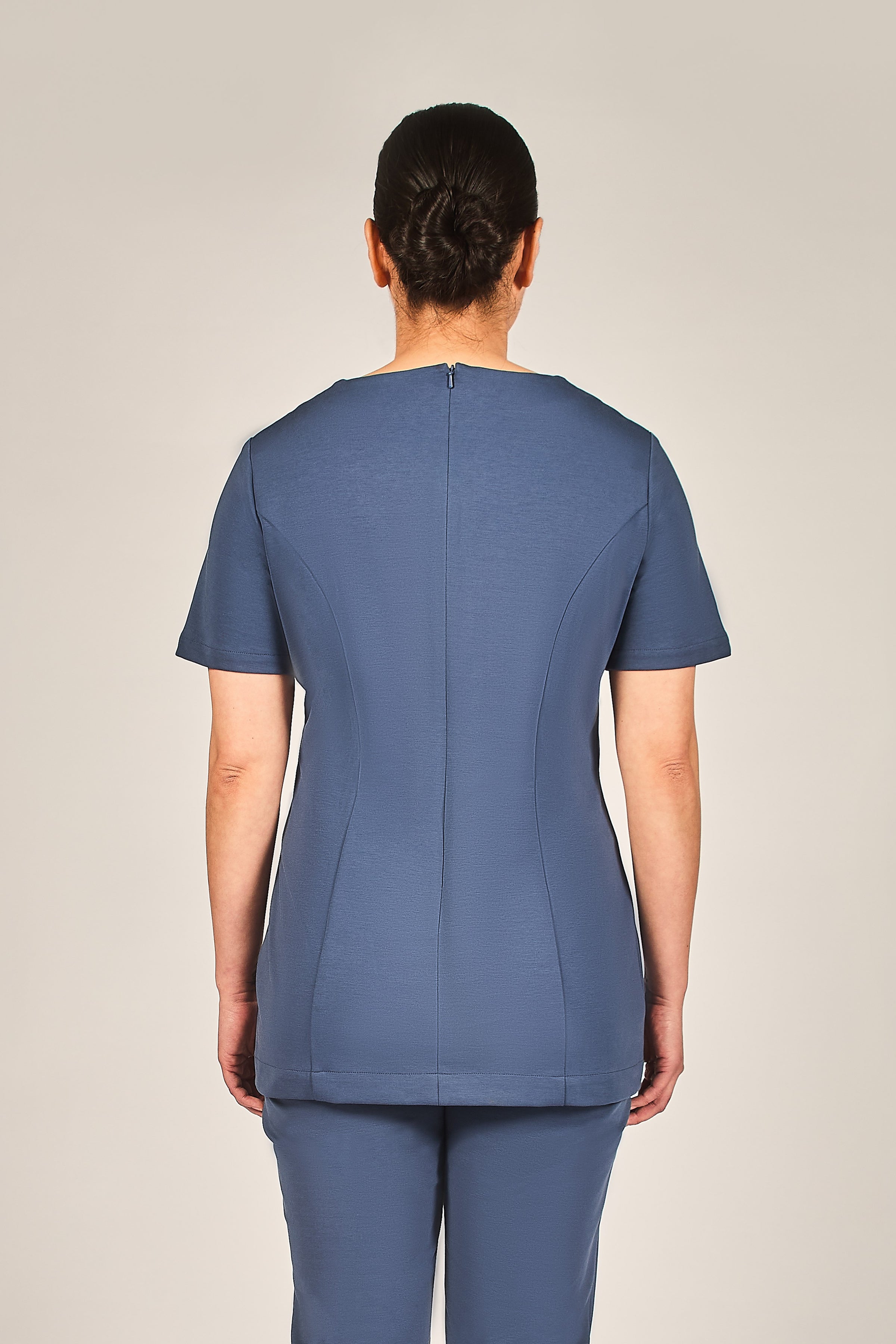 luxury spa uniform blue