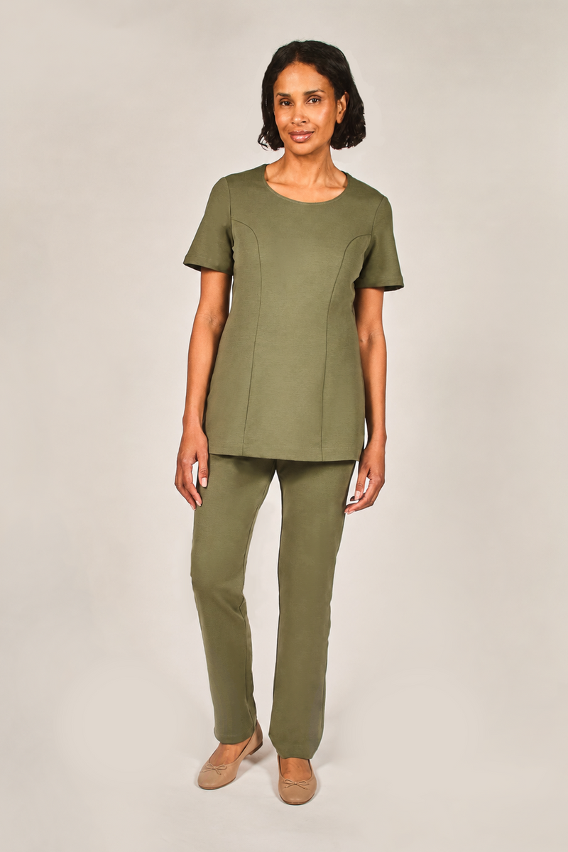 green spa tunic simple