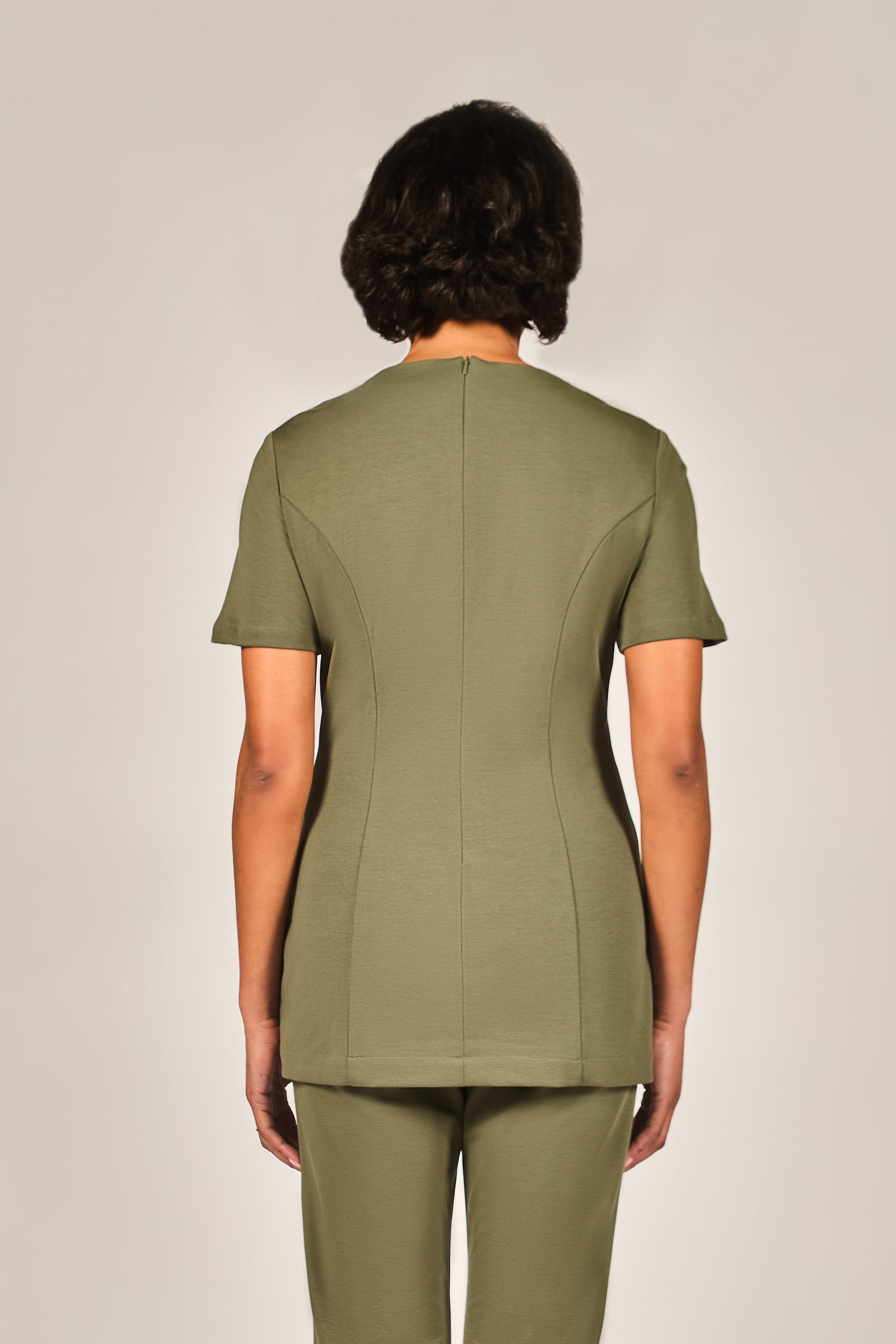 Green spa wellness uniform