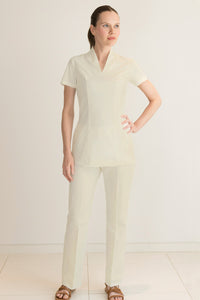 uniform for spa therpists pants in cream color 