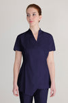 navy spa tunic