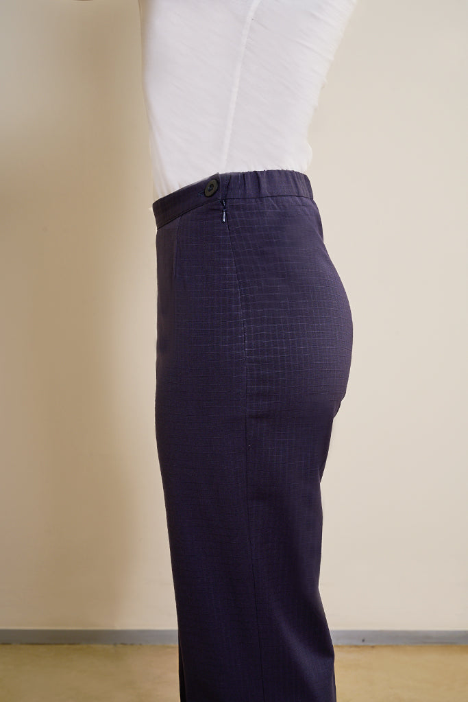 Navy trousers for spa therapists
