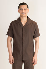 Male Spa uniform brown 