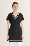 black tunic for aesthetician 